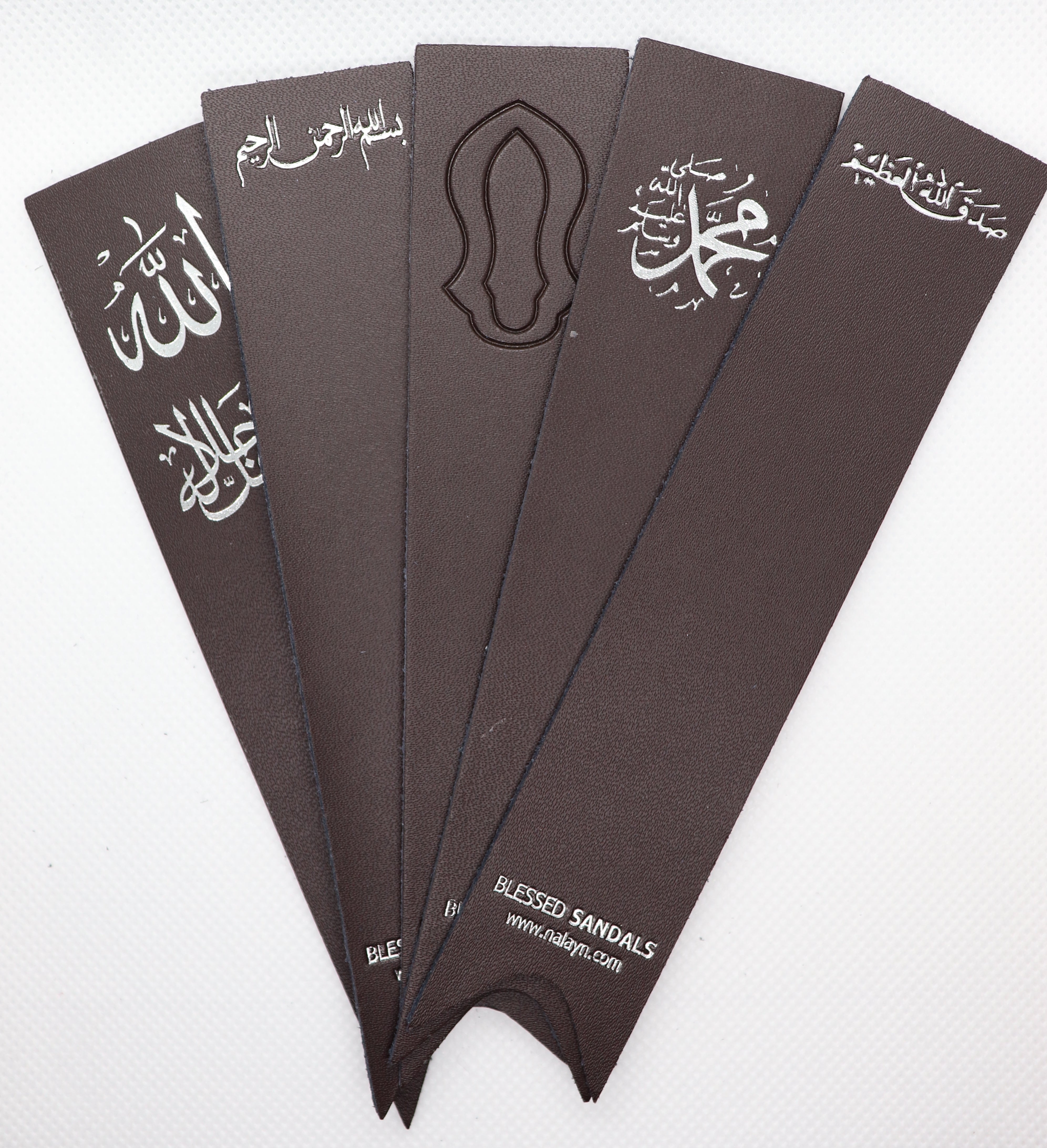 Exlusive real leather bookmarks