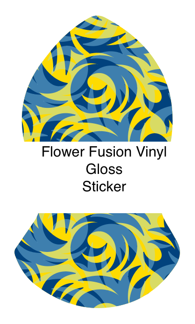 Vinyl Sticker in the silhouette of the Blessed Sandal